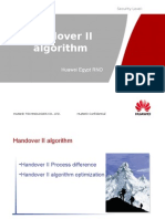 Handover II Algorithm: Huawei Egypt RNO