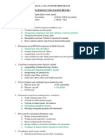 Soal Latihan UAS Anatomi-Histologi