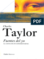 Charles Taylor, Fuentes Del Yo (1)