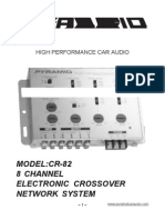 MODEL:CR-82 8 Channel Electronic Crossover Network System