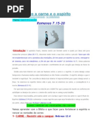 A Luta Entre a Carne e o Espírito