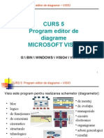 Curs 5 Program Editor de Diagrame Visio