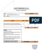 Cotización Prueba de Resistividad