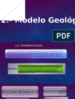 Modelo Geológico