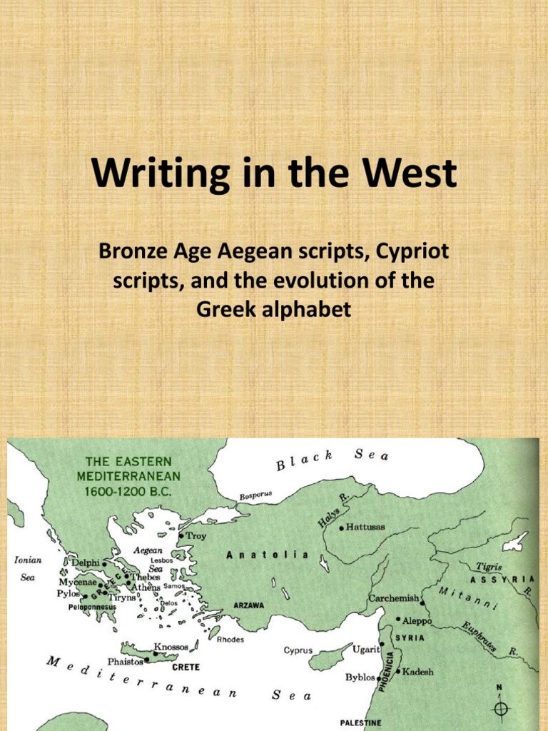 Deciphering the Past: The Evolution of Writing Systems in the Aegean ...