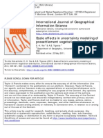 Scale effects in uncertainty modeling of presettlement vegetation distribution