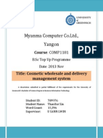 Cosmetic Wholesale and Delivery Management System