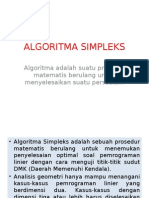 6. ALGORITMA SIMPLEKS