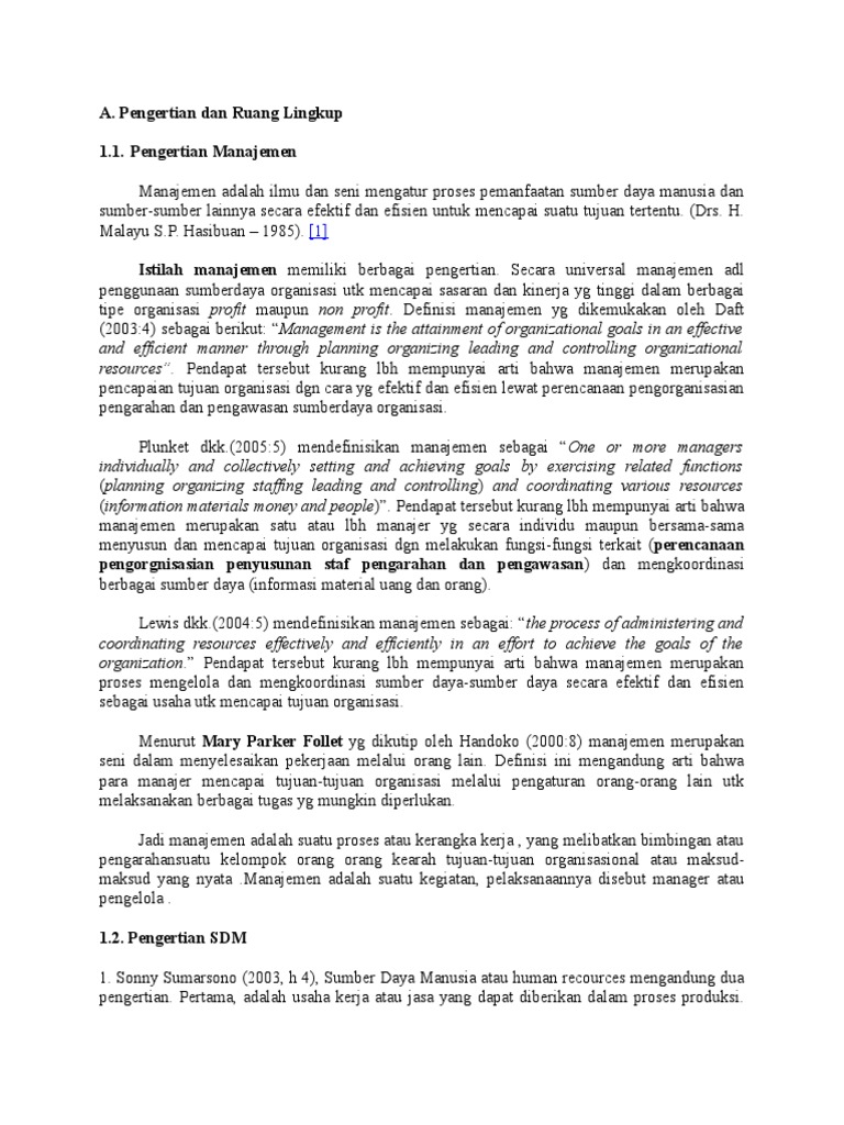 Makalah Manajemen Sumber Daya Manusia