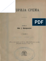Историја Срема (1903.Год.) - Михаило Миладиновић