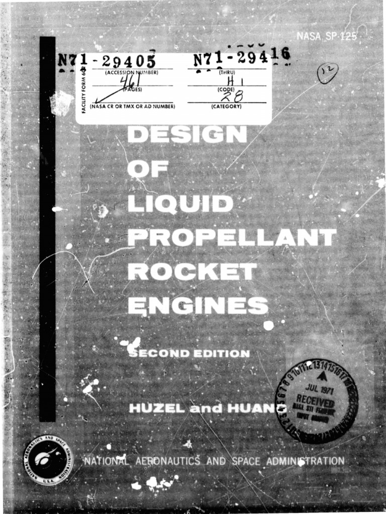 Design of Liqiud Propellant Rockets | Rocket Engine | Rocket - 