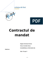  Contractul de Mandat