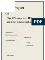 Project On: Swaps-Structure, Irs and How To Hedgingswaps
