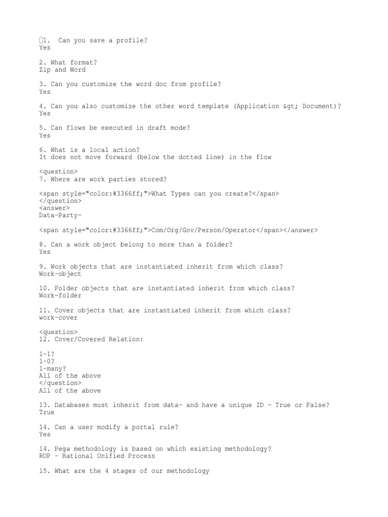 Questions | PDF