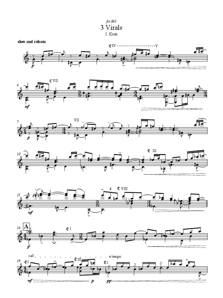 Musical Notation and Dynamics Guide | PDF