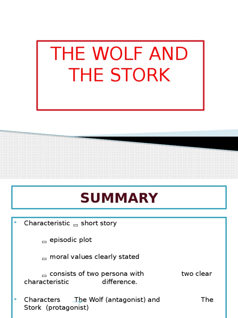 The Wolf and The Stork | PDF