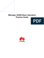(15PG) IManager U2000 Basic Operation Practice Guide