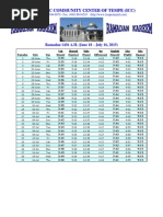 Download Ramadan Calendar 1436 Tempe Masjid by Tempe Mosque SN269526667 doc pdf