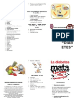 Triptico Diabetes