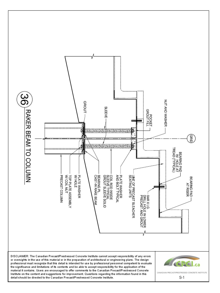 36 - Raker Beam To Column | PDF | Technology & Engineering