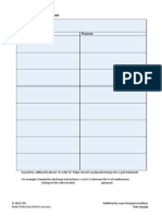 Goal Development Template