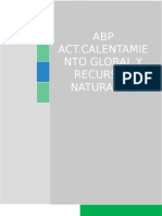 Act 8 Calentamiento Global y Recursos Naturales Abp