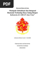 Download Dampak Globalisasi Dan Integrasi Ekonomi Terhadap Daya Saing Ekspor Di ASEAN Dan Cina by LiauwJoRichard SN269533116 doc pdf