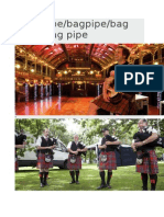 Bag Pipe/bagpipe/bag Pipe/bag Pipe