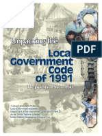 Unpacking The Local Gov't. Code of 1991 (LGA)