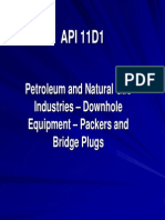 API 11D1 Packers and Bridge Plugs