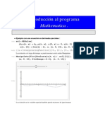 Resolucion de Una Ecuación en Derivadas Parciales Mediante Mathematica