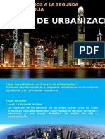 Procesos de Urbanización