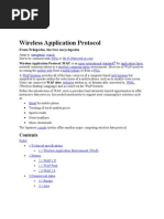 Wireless Application Protocol