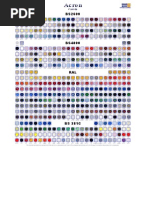 BS 4800 RAL Colour Chart