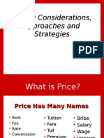 Pricing Strategies and Considerations