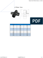 Butt Fusion Fittings Cross