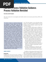 Process Validation Guidance