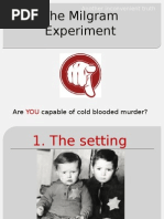  the milgram experiment