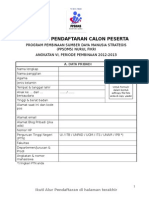 Formulir Pendaftaran PPSDMS Angk VI 2012 2013 Revisi2