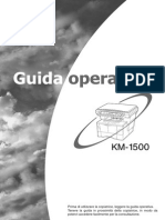 Kyocera KM-1500 Manuale