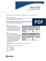 Mitel 3000 Automated Attendant Programming Instructions PDF