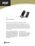 Mitel 5212 IP Phone PDF