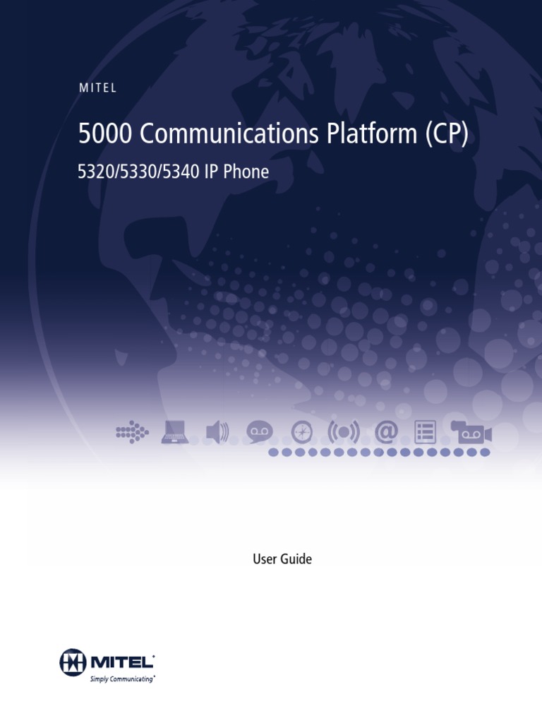 Mitel 5320 5330 5340 IP Phone User Guide 5 PDF Telephone