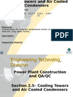 Cooling Towers and Air Cooled Condensers