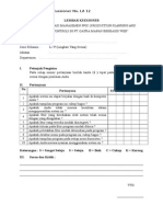 Lembar Kuesioner TA Manajemen Informatika