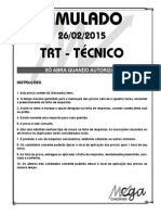 Simulado - TRT - Técnico