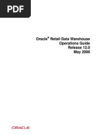 Oracle Retail DW Operations a