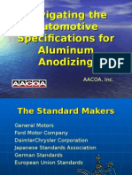 Navigating The Automotive Specifications For Aluminum Anodizing
