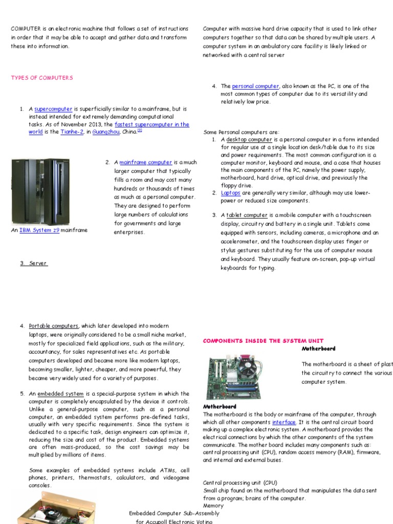basic computer assignment pdf