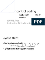 Error Control Codes